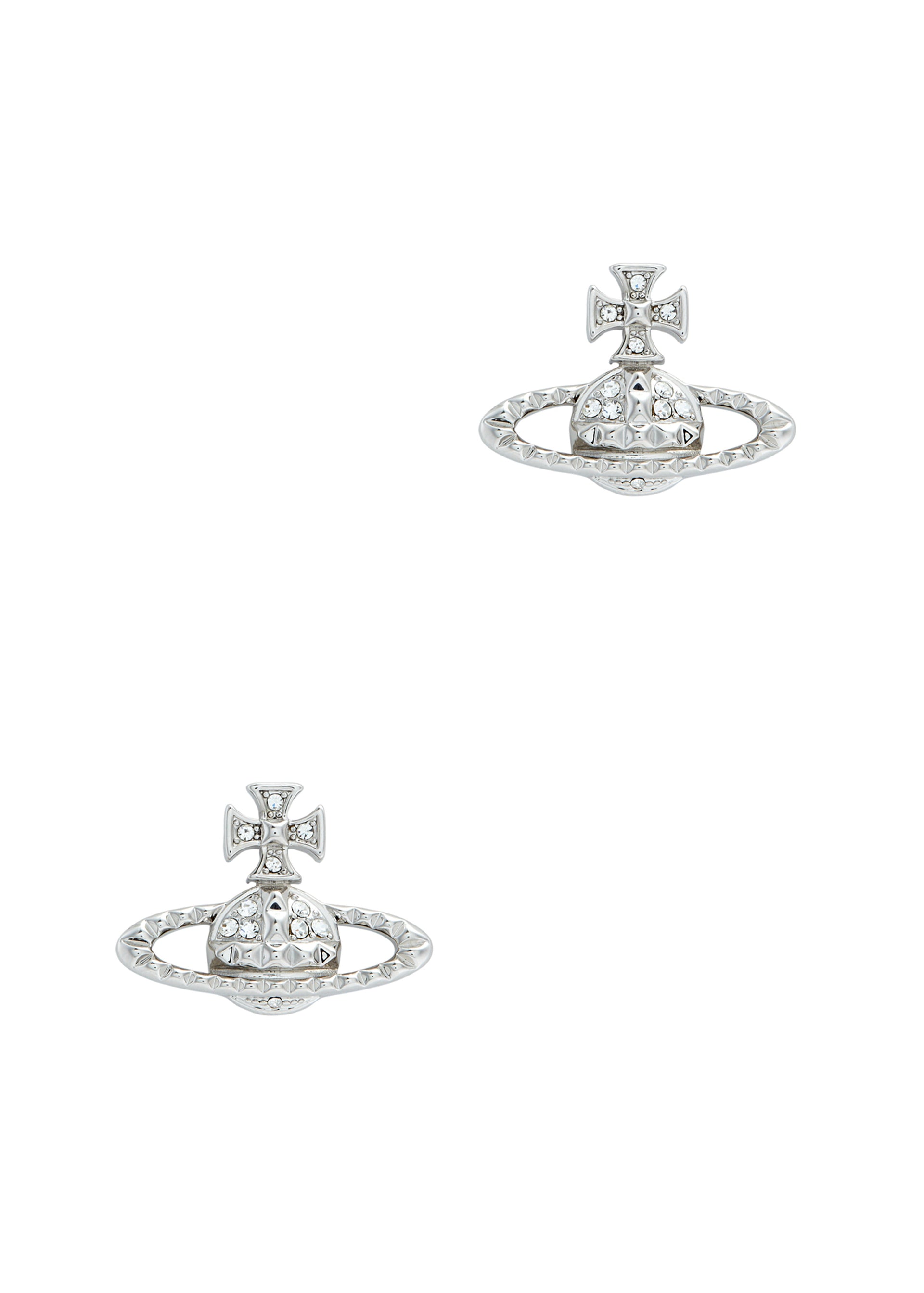 Mayfair Bas Relief orb stud earrings