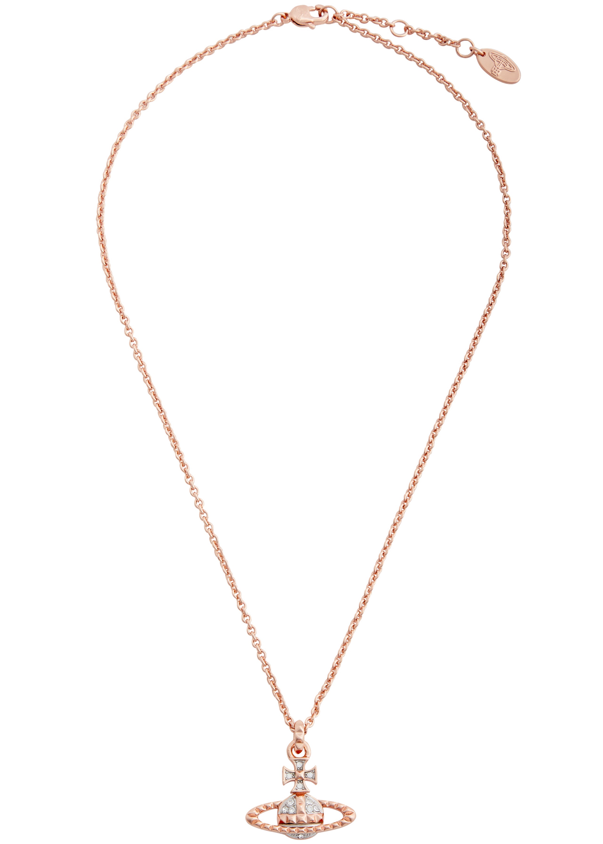 Mayfair Bas Relief embellished orb necklace