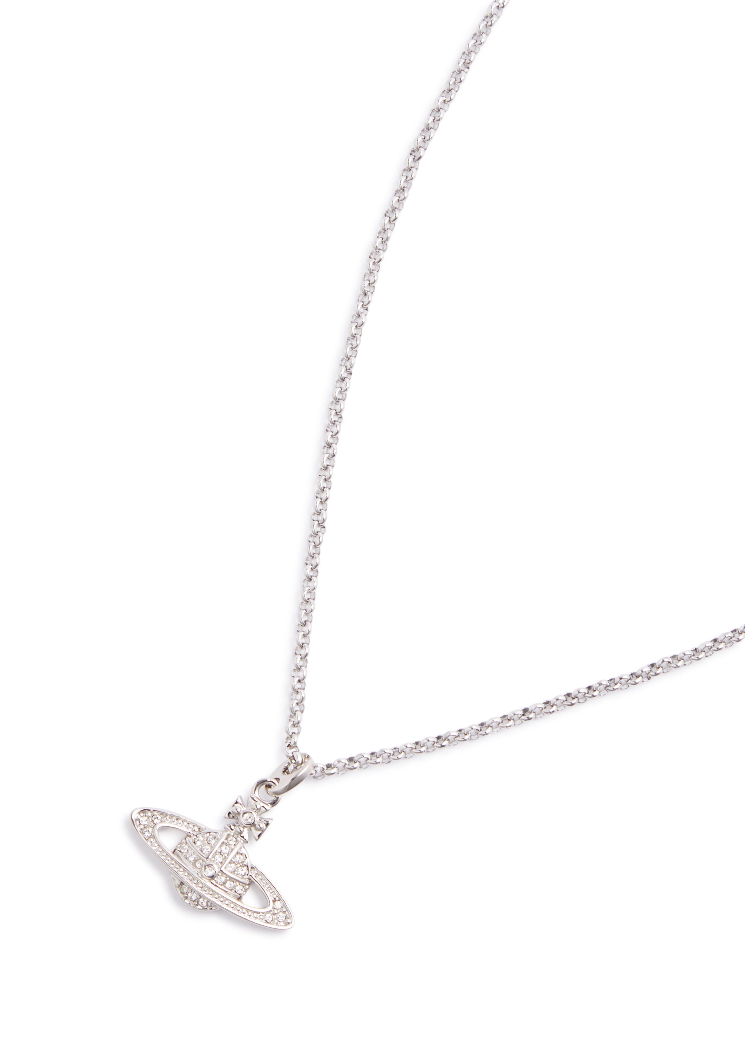 Mini Bas Relief orb necklace