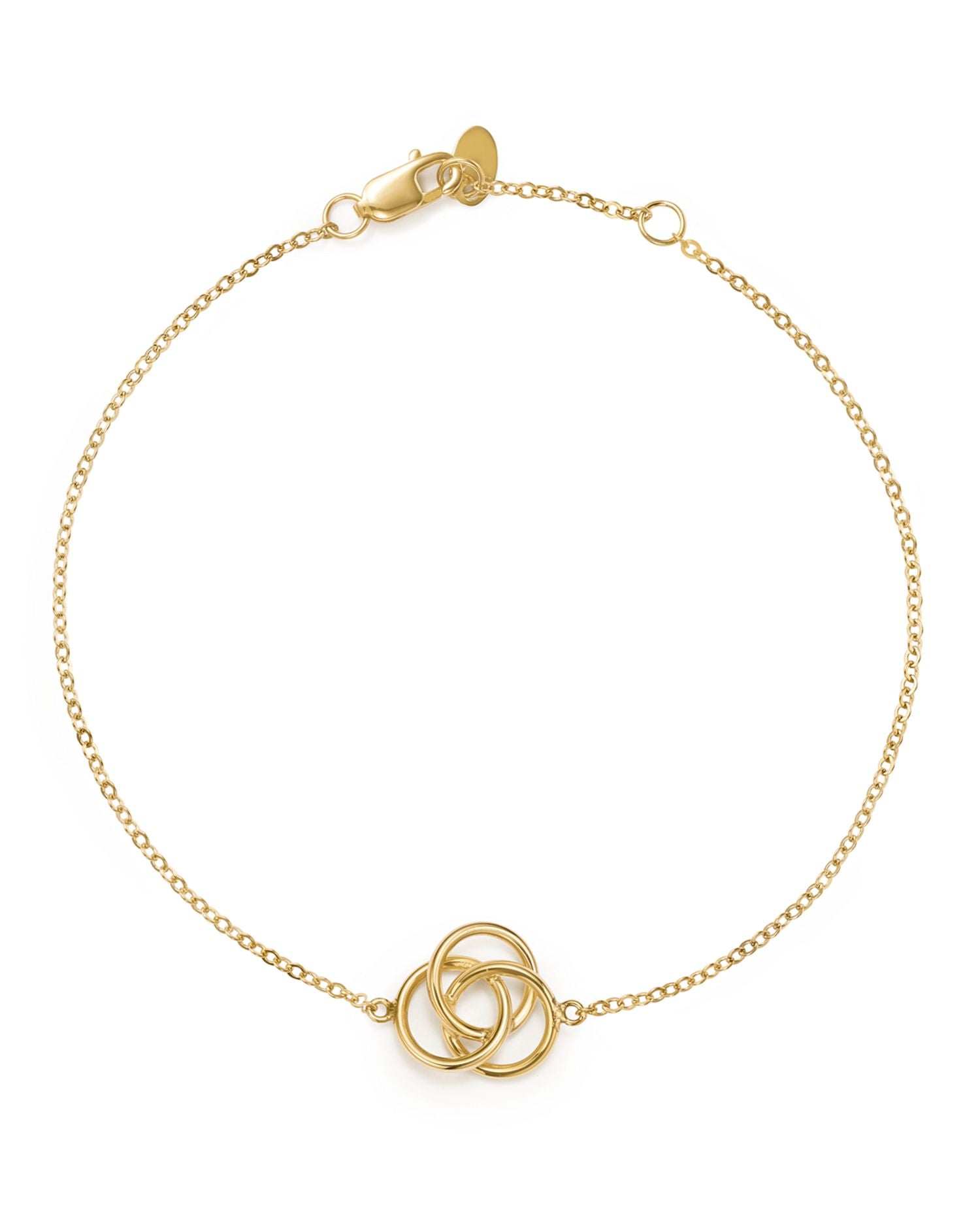 14K Yellow Gold Love Knot Bracelet - Exclusive