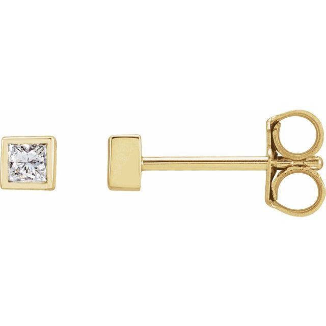 1.6Ct Lab-grown Diamond Earrings in 14K White Gold