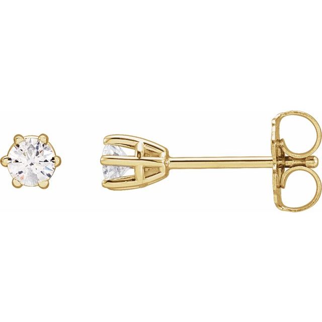 1.6Ct Lab-grown Diamond Earrings in 14K White Gold