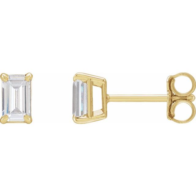 3.4Ct Lab-grown Diamond Earrings in 14K Yellow Gold