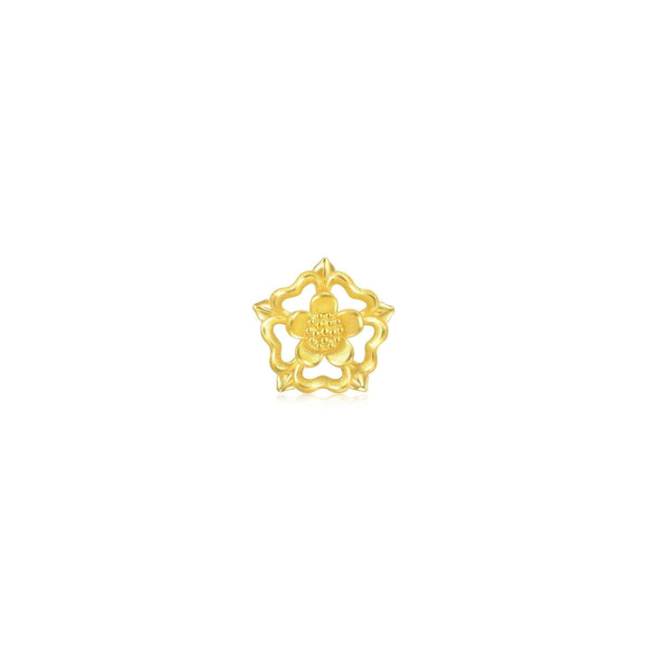 the-art-of-nature-gold-rose-single-earring-chow-sang-sang