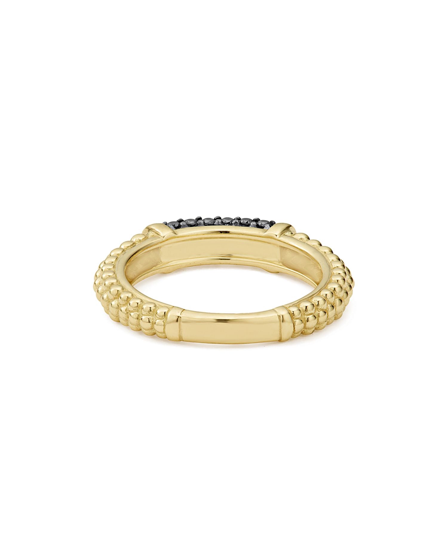 Gold & Black Caviar Collection 18K Gold & Black Diamond Ring