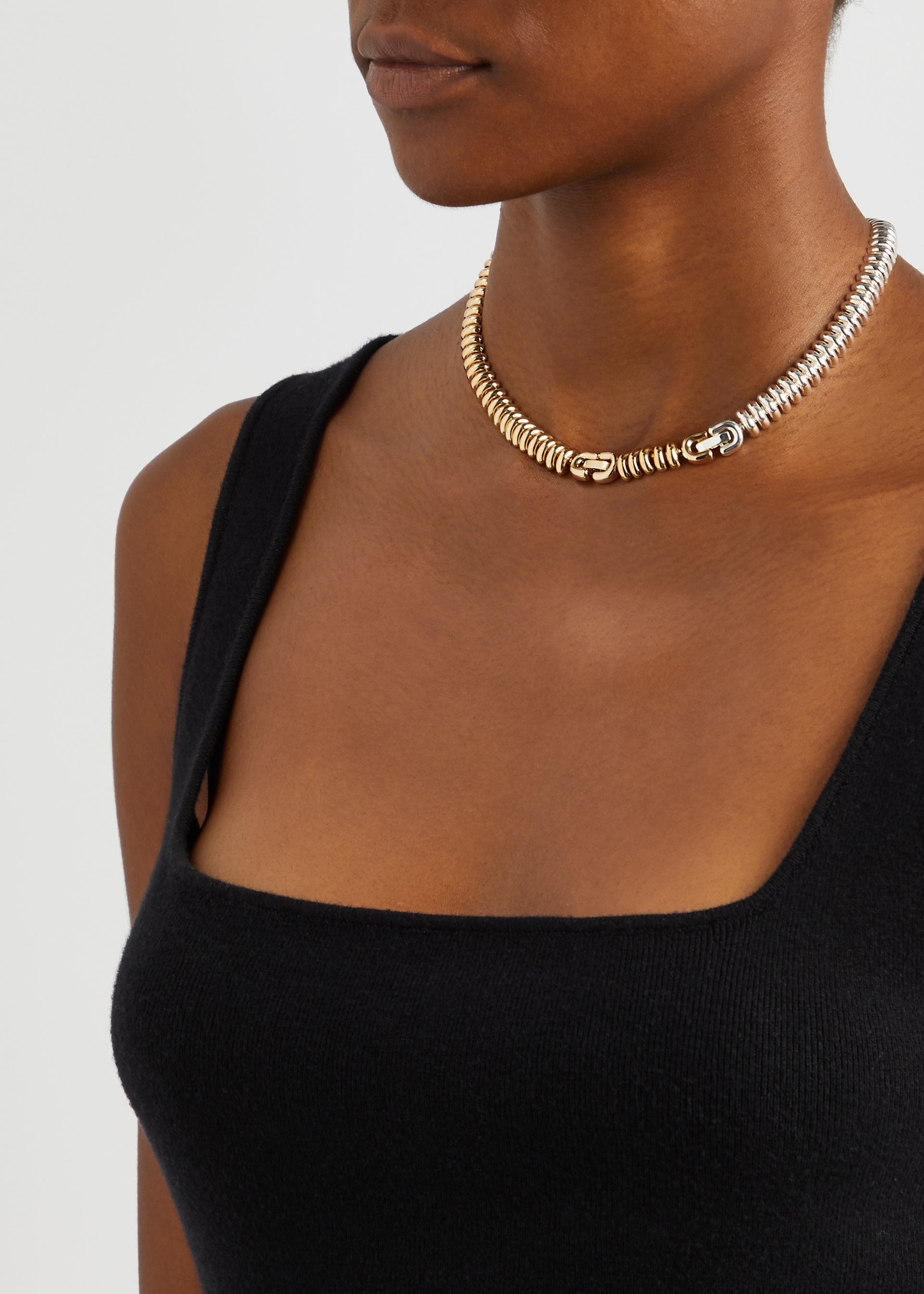 Sofia two-tone choker