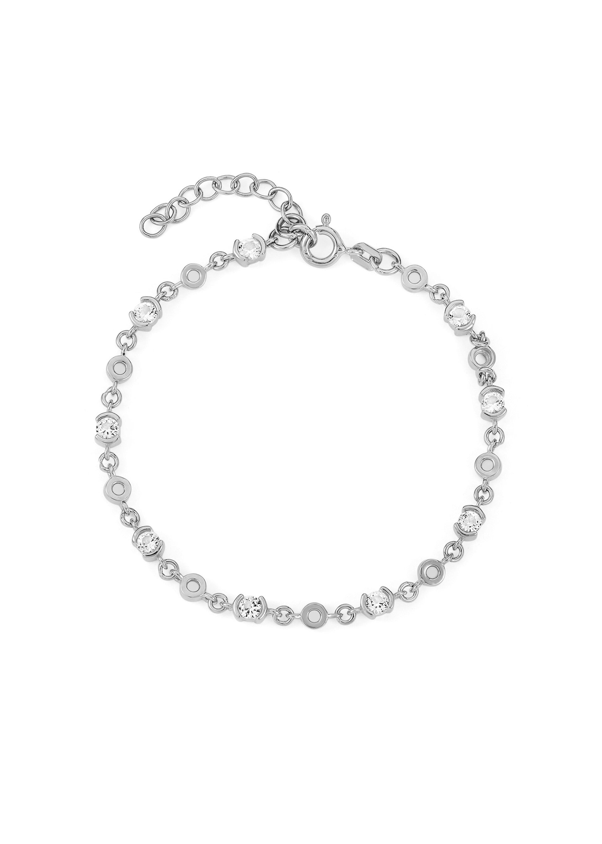 Lyla crystal-embellished chain bracelet