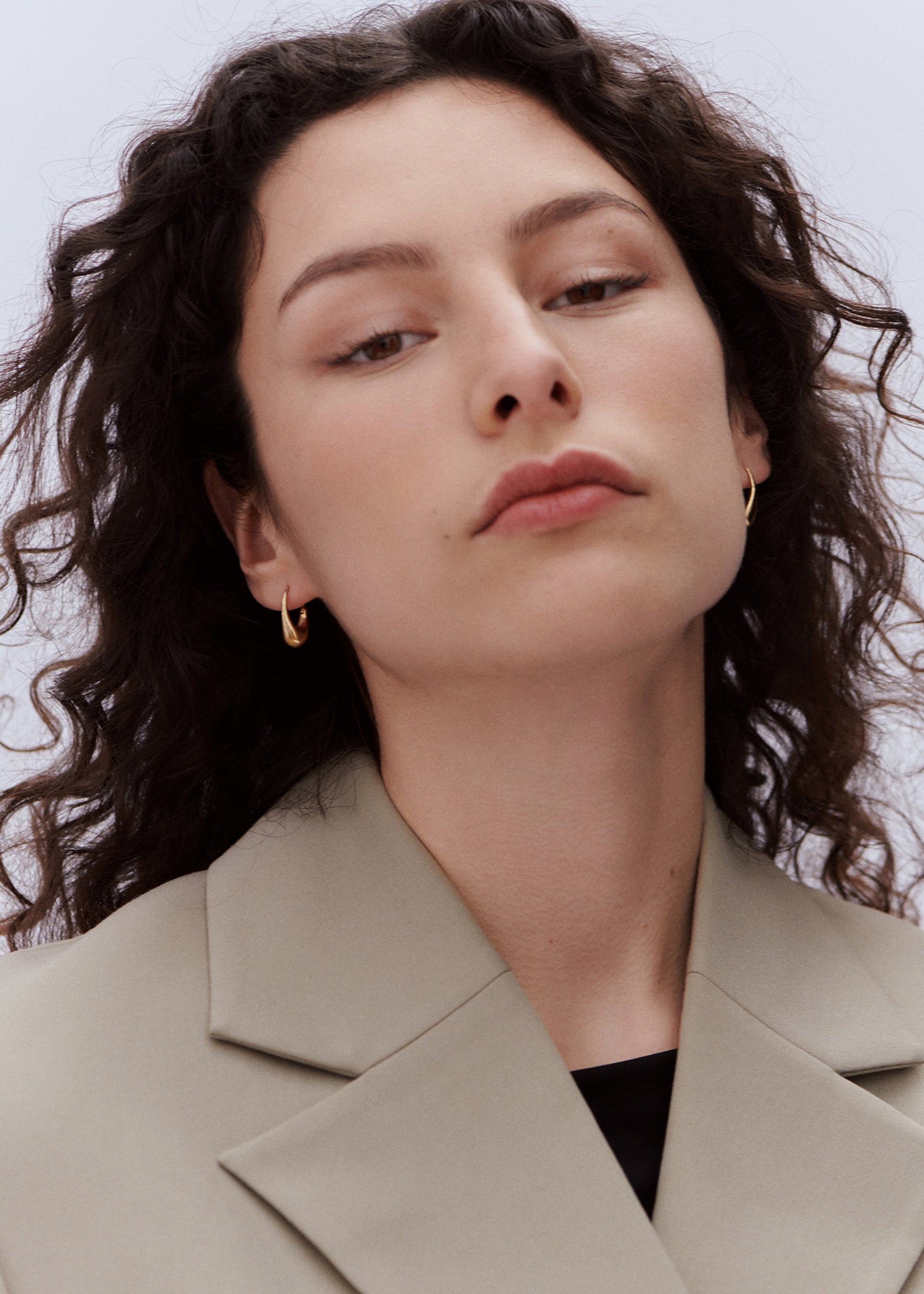 Roscida 14kt gold vermeil hoop earrings