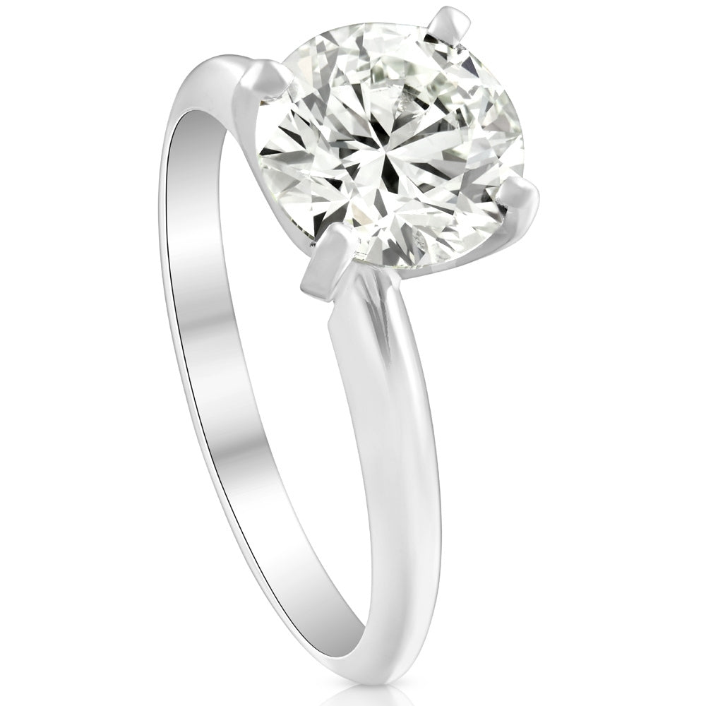 1 3/4 ct Solitaire Diamond Platinum Engagement Ring Lab Grown