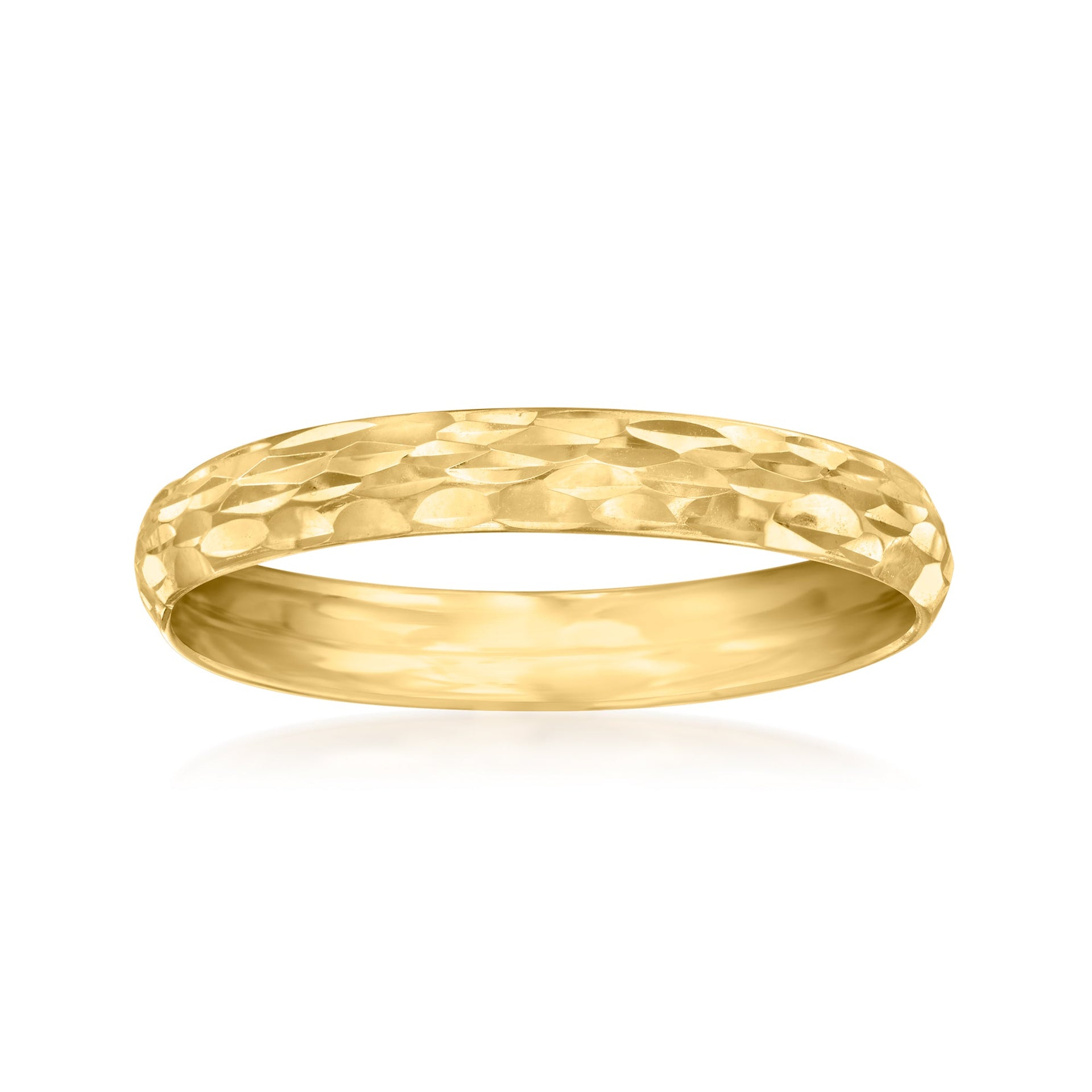 10kt Yellow Gold Quilted Ring
