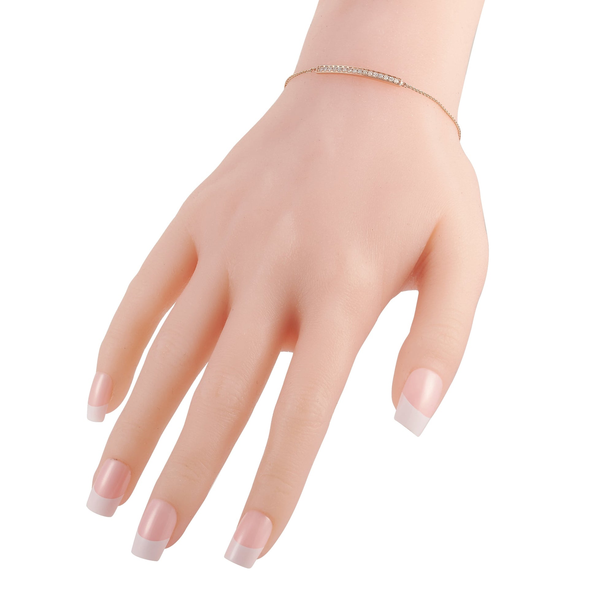 14K Rose Gold 0.25 ct Diamond Bracelet