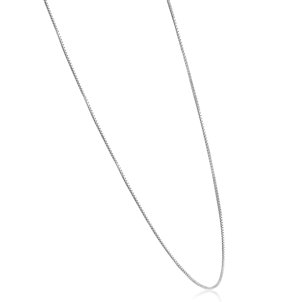 14k Gold 18' Solid Box Chain With Lobster Clasp