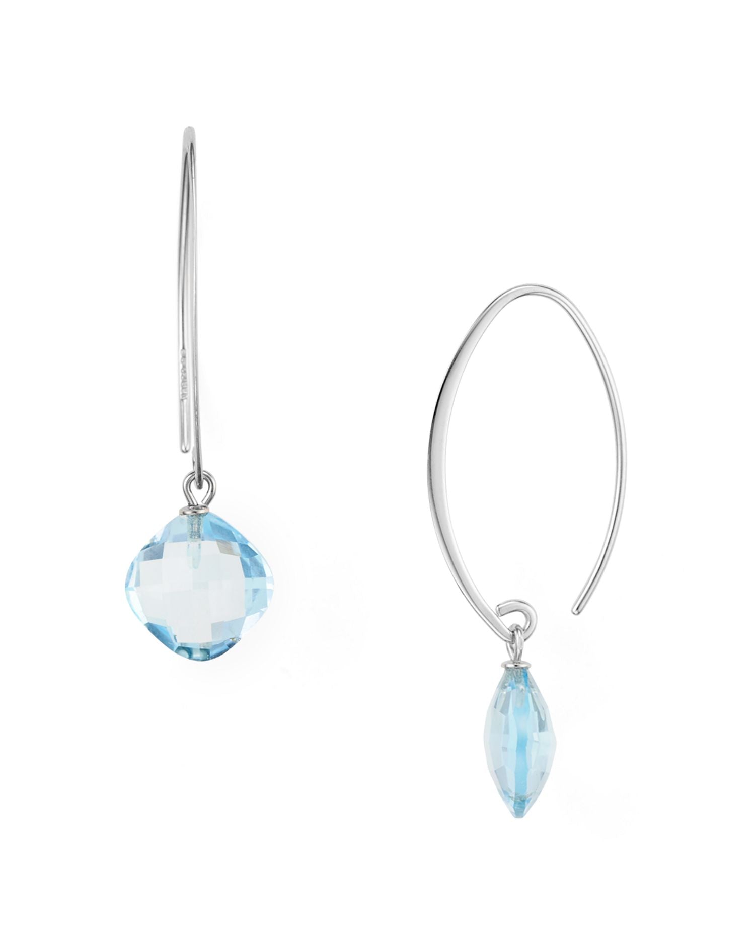 Cushion Threader Drop Earrings - Exclusive