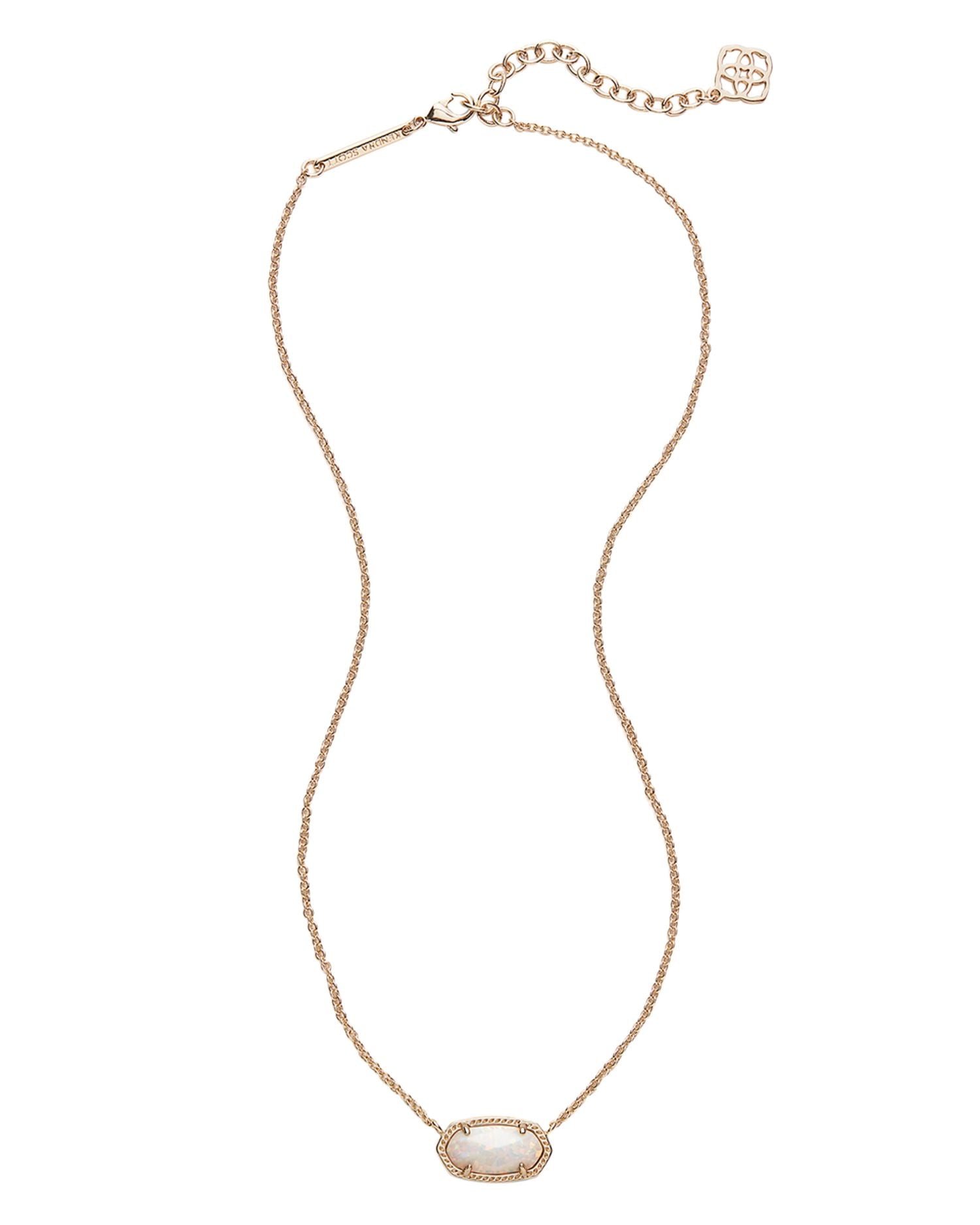 Elisa Kyocera Opal Necklace, 15'