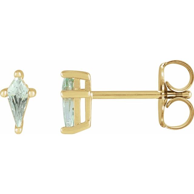 Lab-grown Diamond Earrings in 14K Yellow Gold