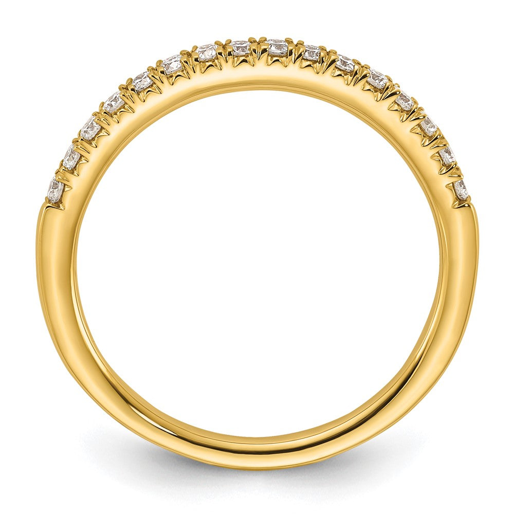 14k Gold Lab Grown Diamond Wedding Band Ring 1/4ct Clarity- VS Color- G-H