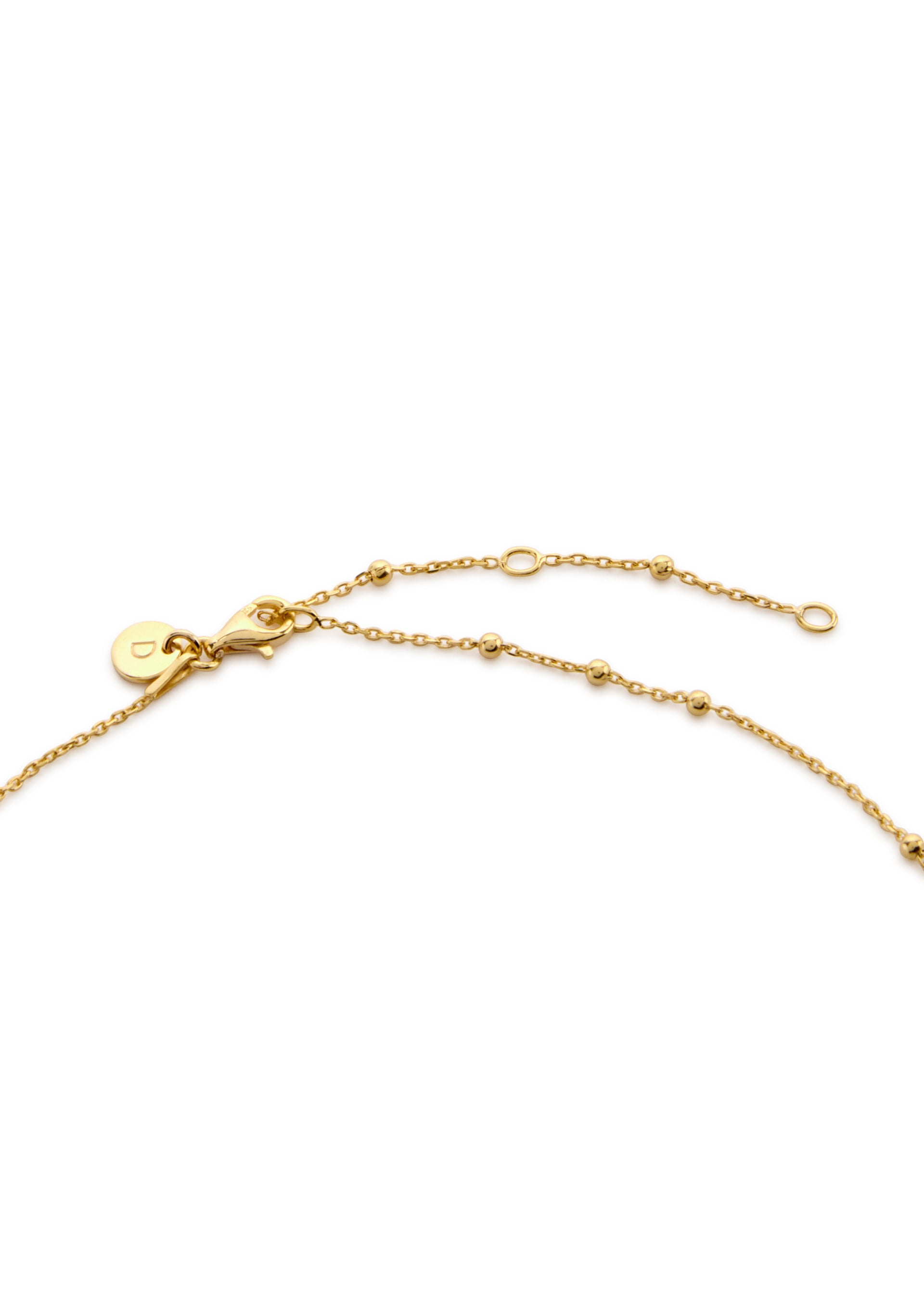 Heart 18kt gold-plated necklace