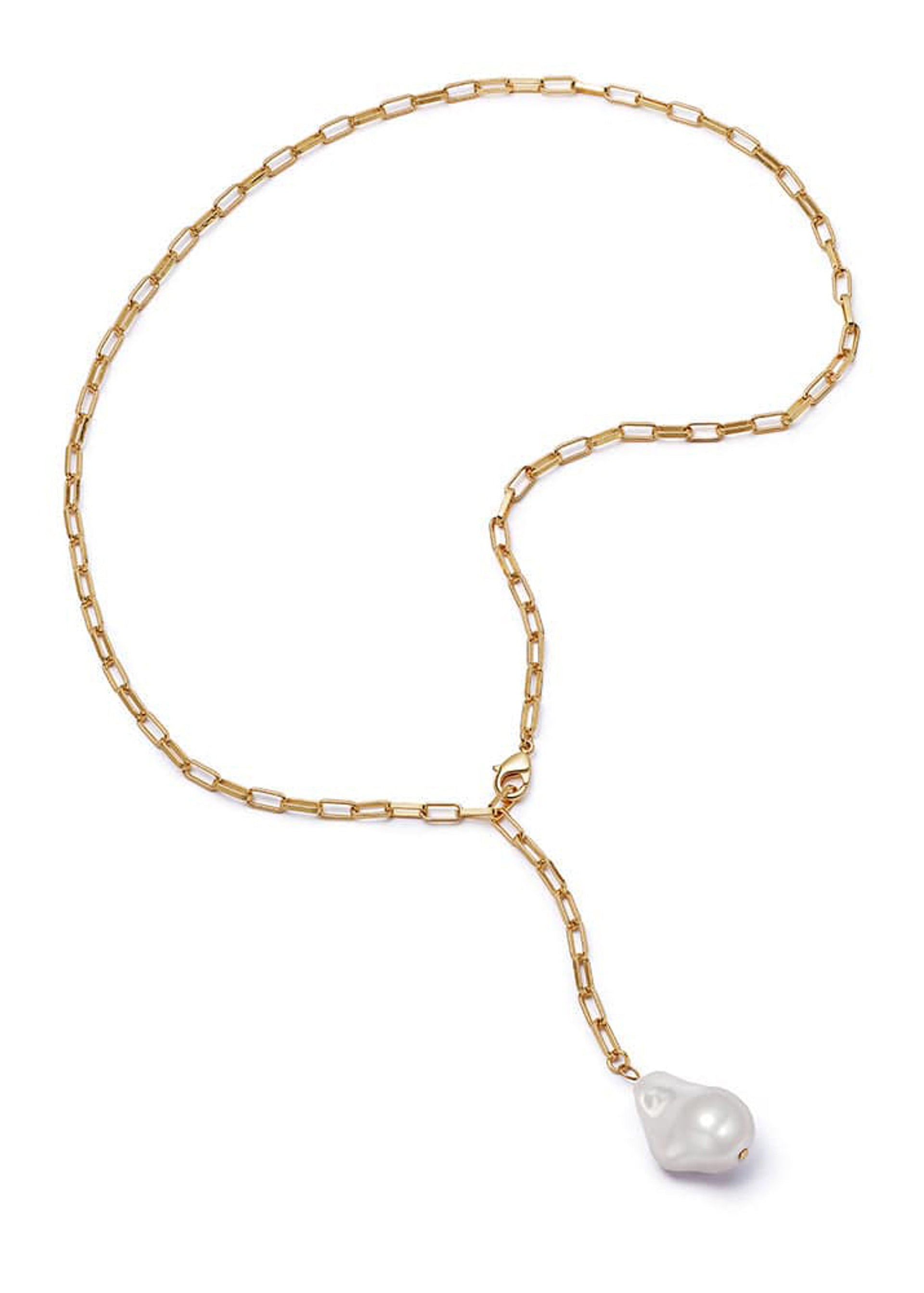 X Polly Sayer 18kt gold-plated necklace