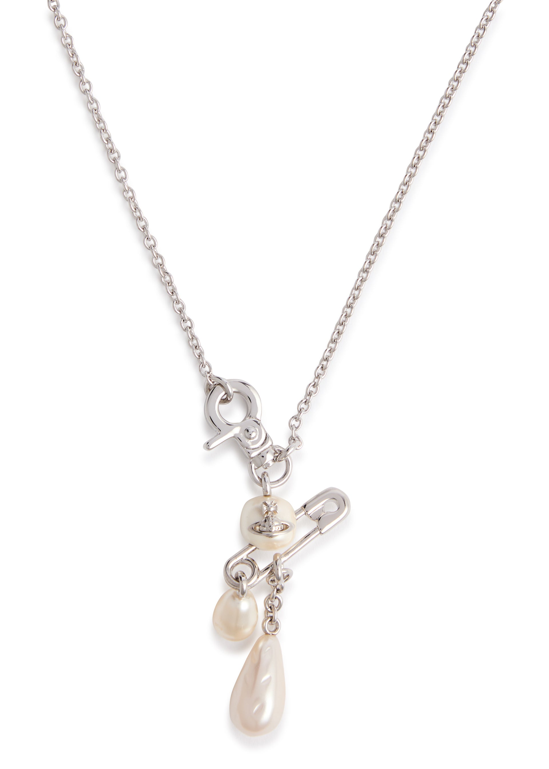 Claude small pearl drop necklace