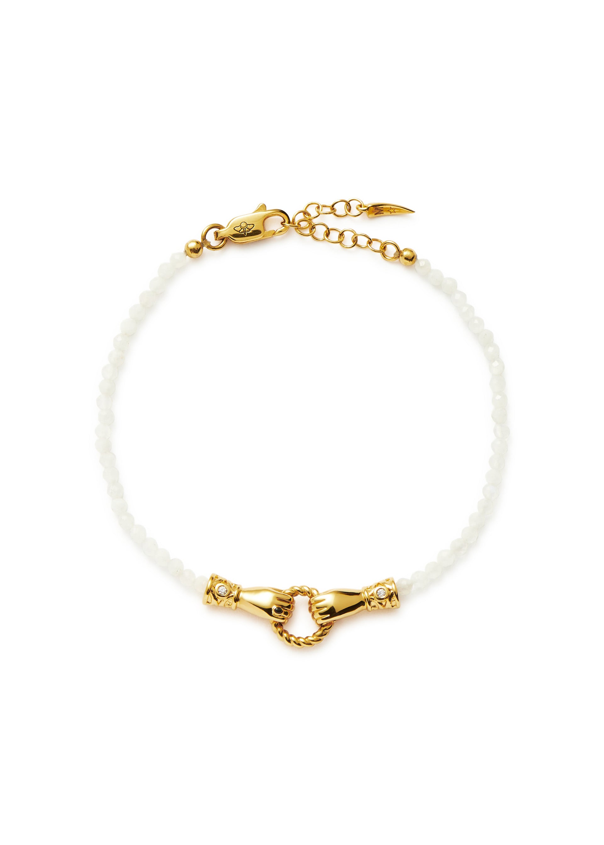 X Harris Reed In Good Hands mini beaded bracelet