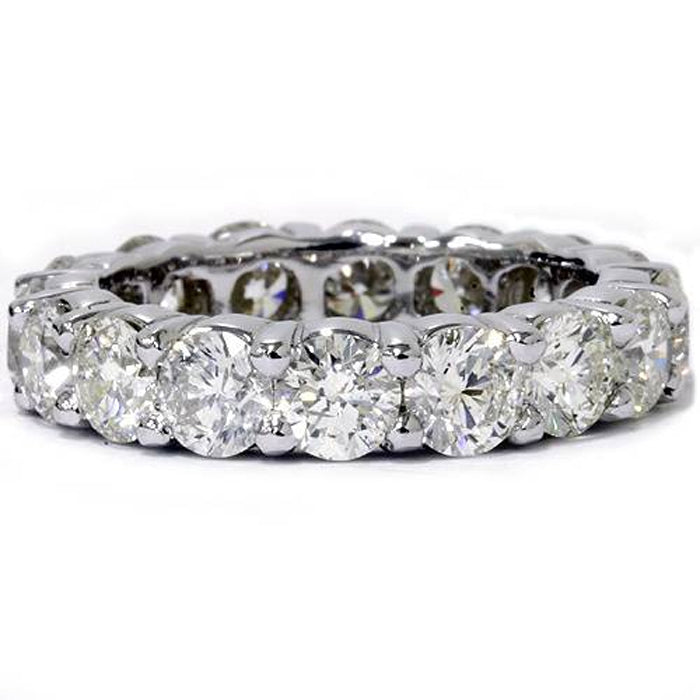 Platinum 5 Ct Diamond Eternity Ring Womens Wedding Band