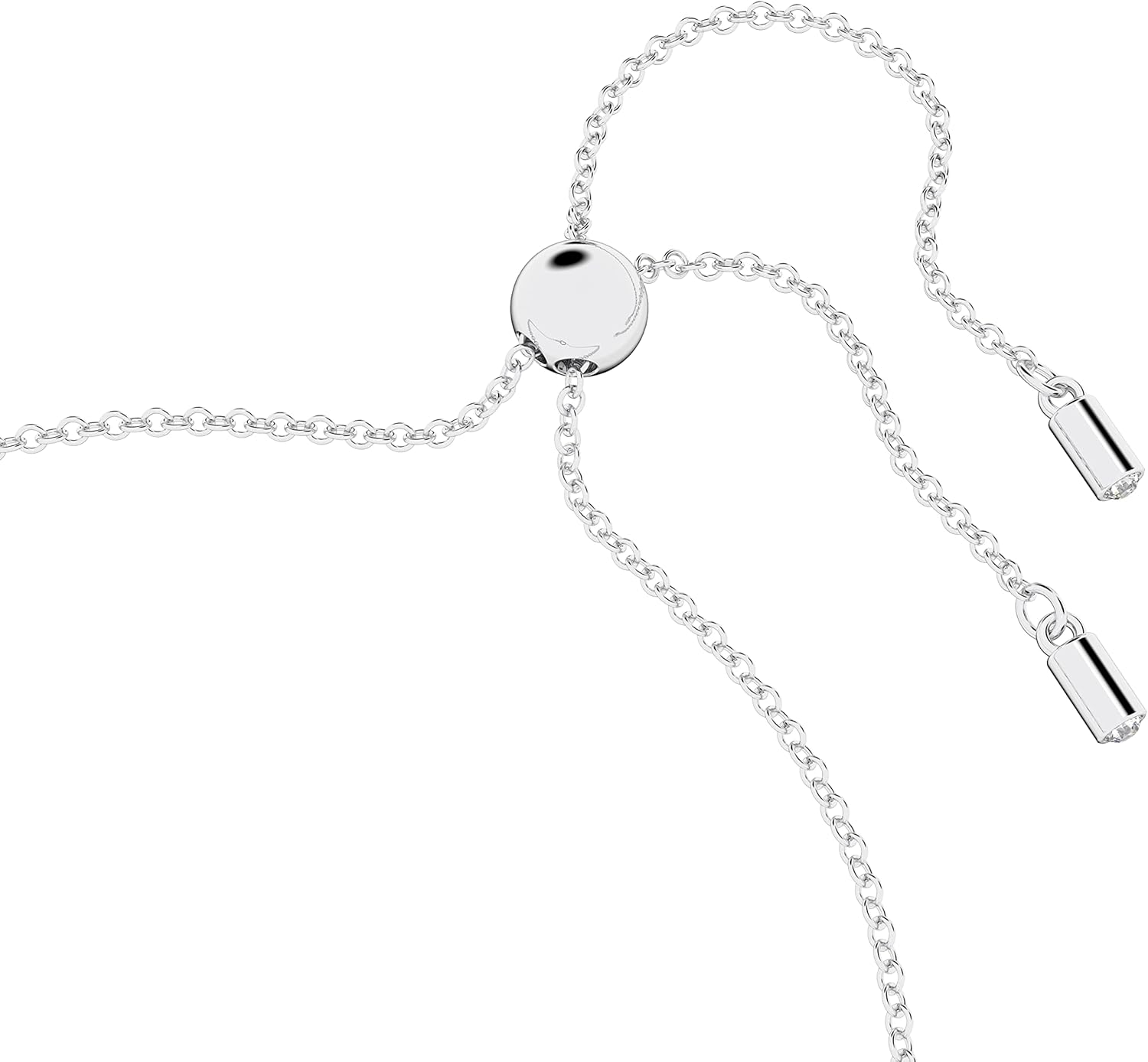 Swarovski Infinity 5524421 Zirconia Hyperbola Heart Pendant Silver Bracelet