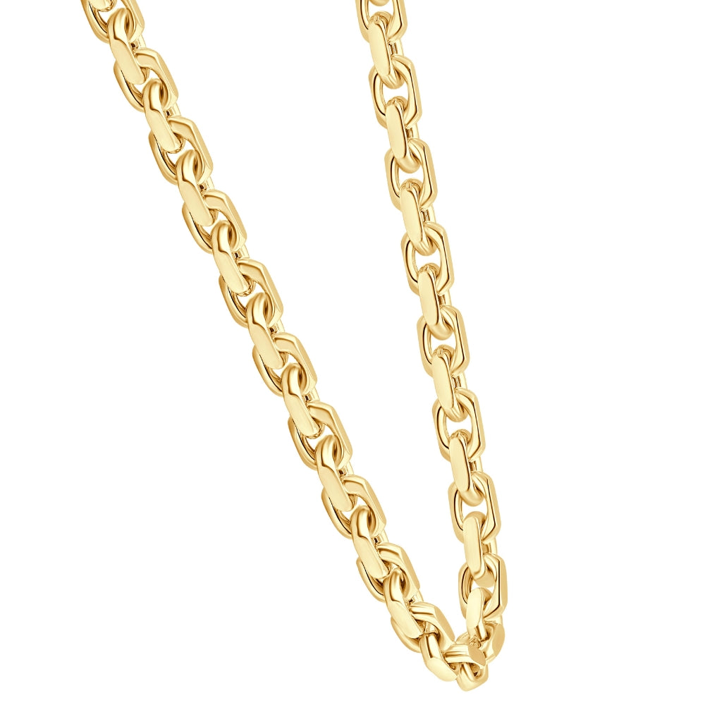 14k Yellow Gold Women's 24' Chain Necklace 42 Grams 8.5mm Thick