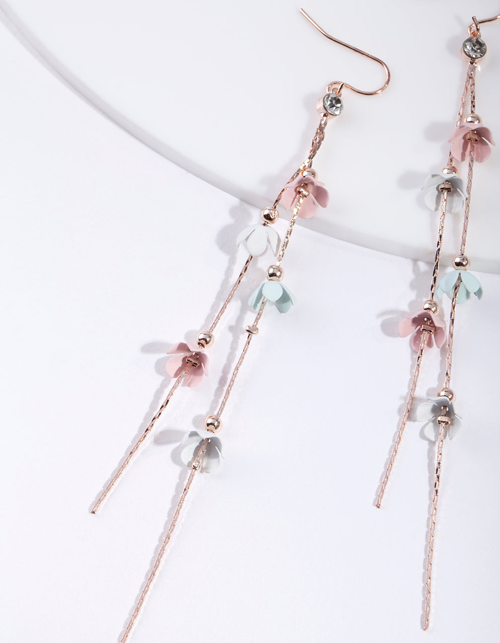 Mixed Pastel Flower Earrings