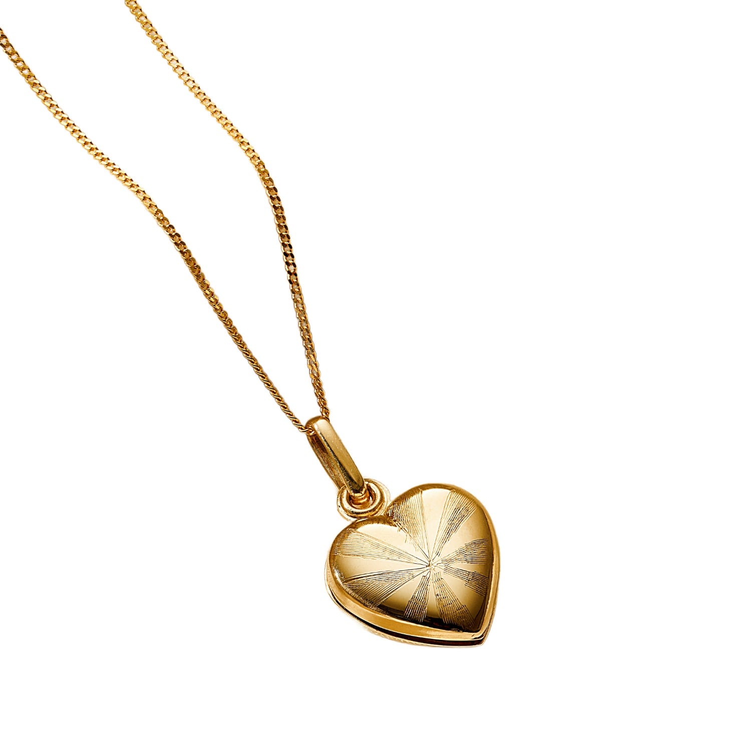 9Ct Gold Petite Heart Locket