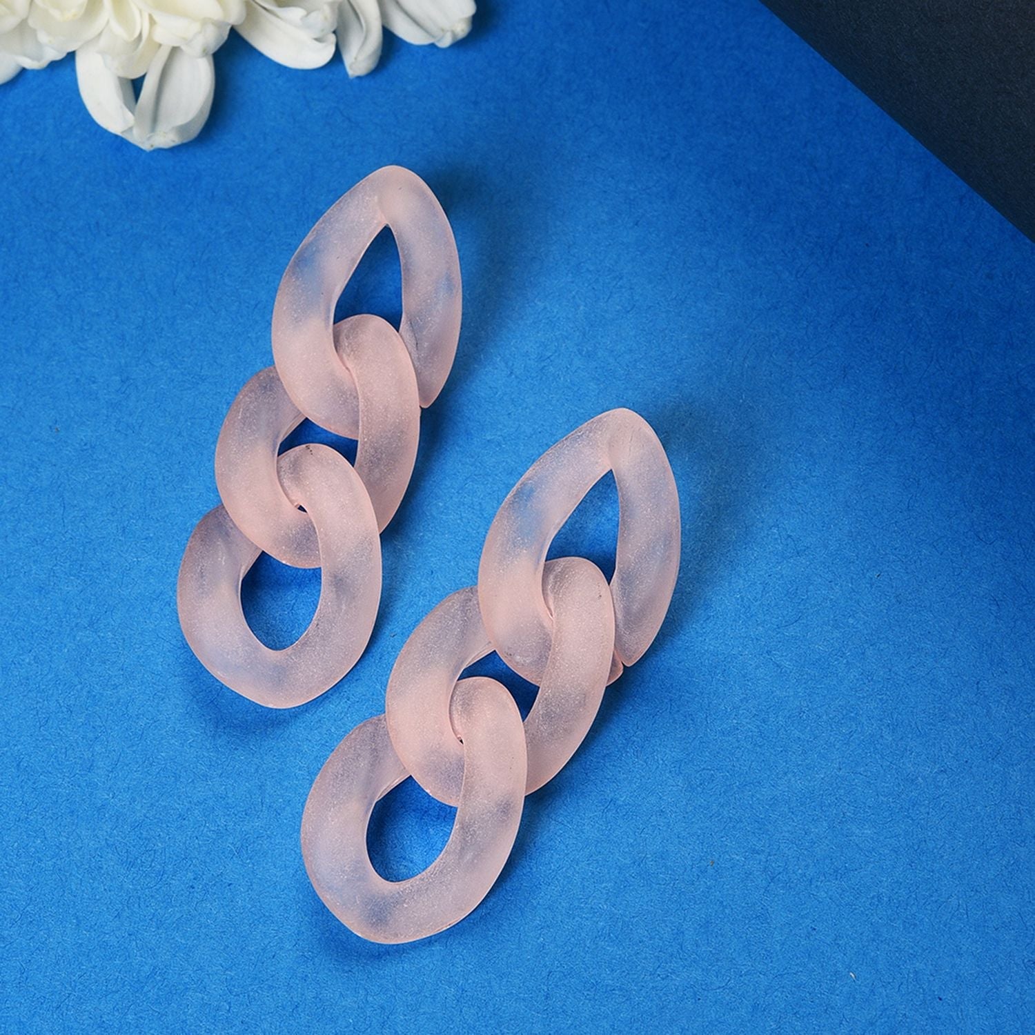 Pink Color Trendy Designer Drop Earring For Women's