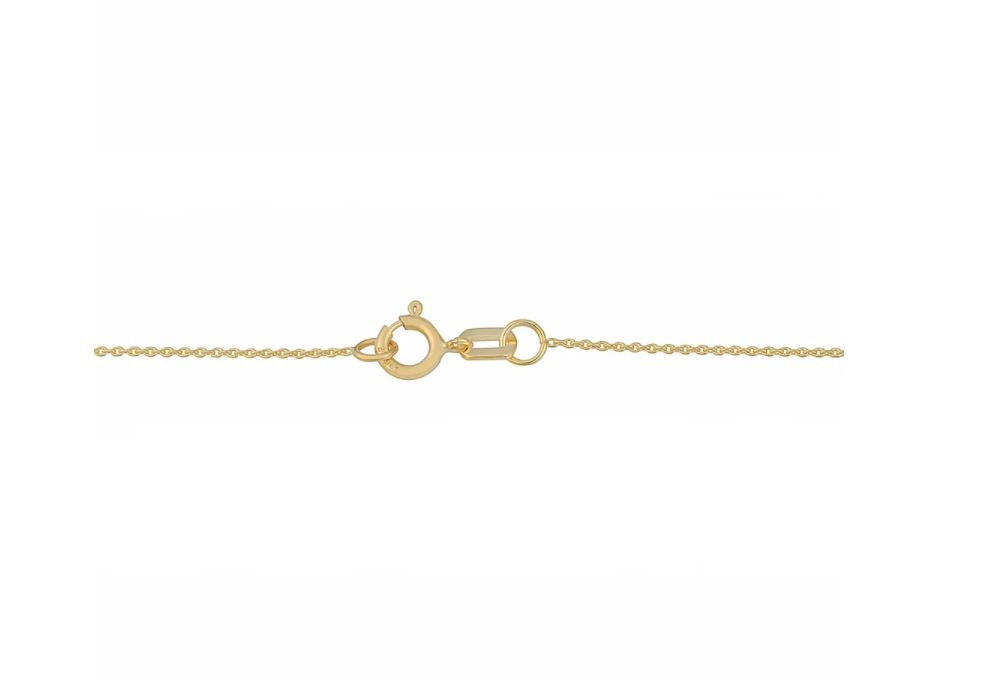 14k Yellow Gold 0.7 millimeters Cable Necklace (18 inches)