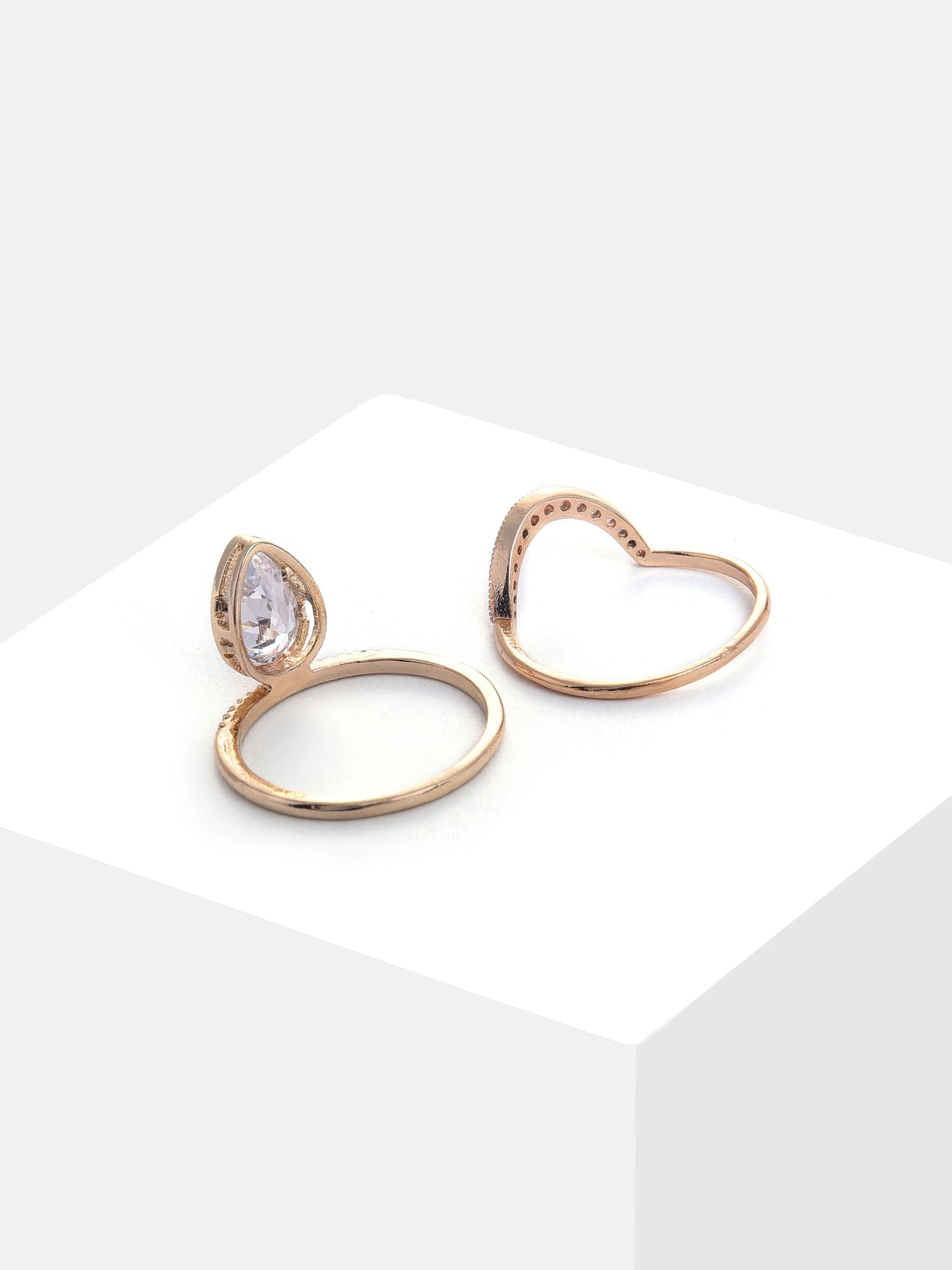 Gold Plated Stone Designer Ring