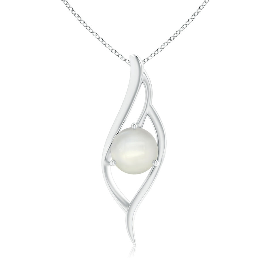 Moonstone Angel Wing Bypass Pendant