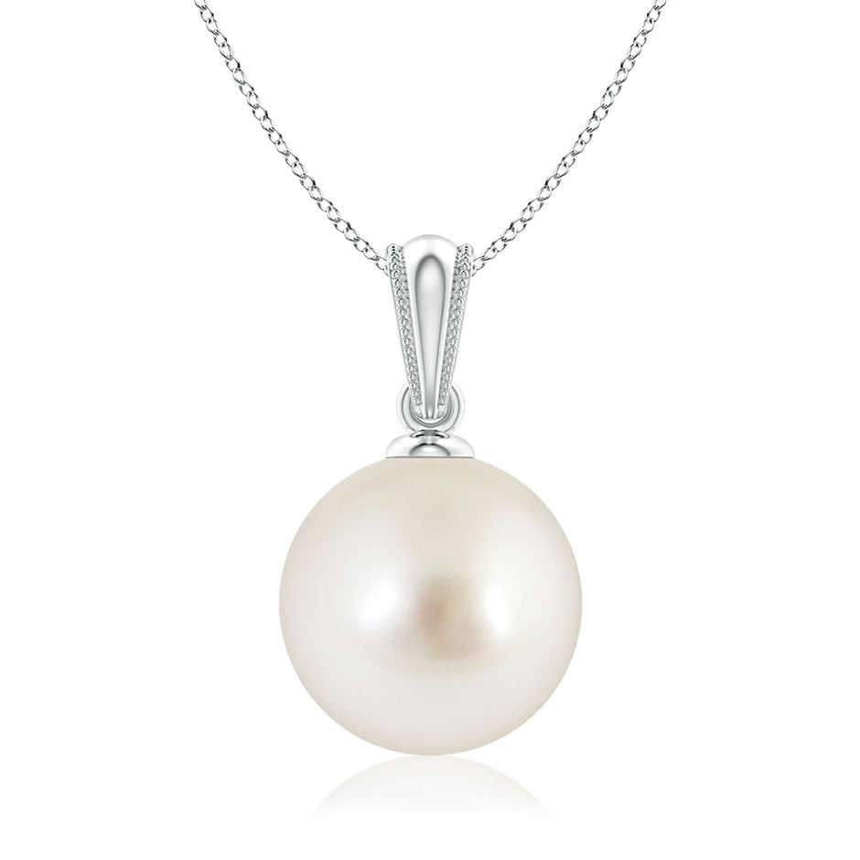 South Sea Pearl Pendant with Ornate Bale