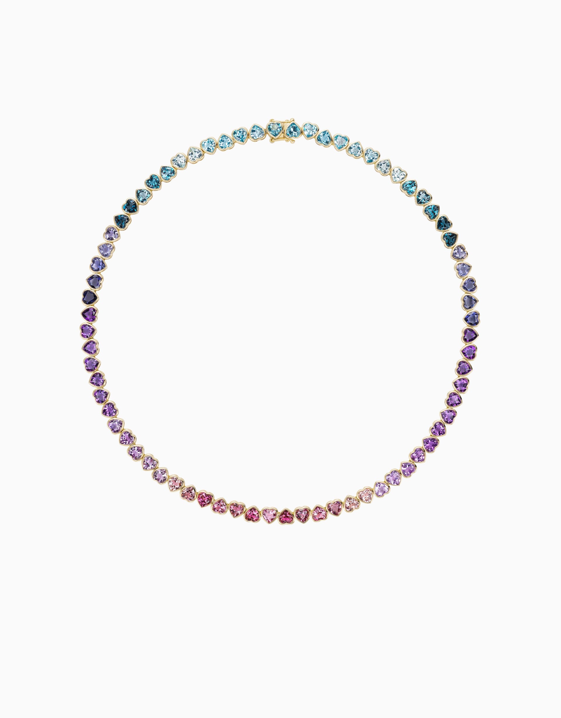 I Heart California Necklace (Semi-Precious)
