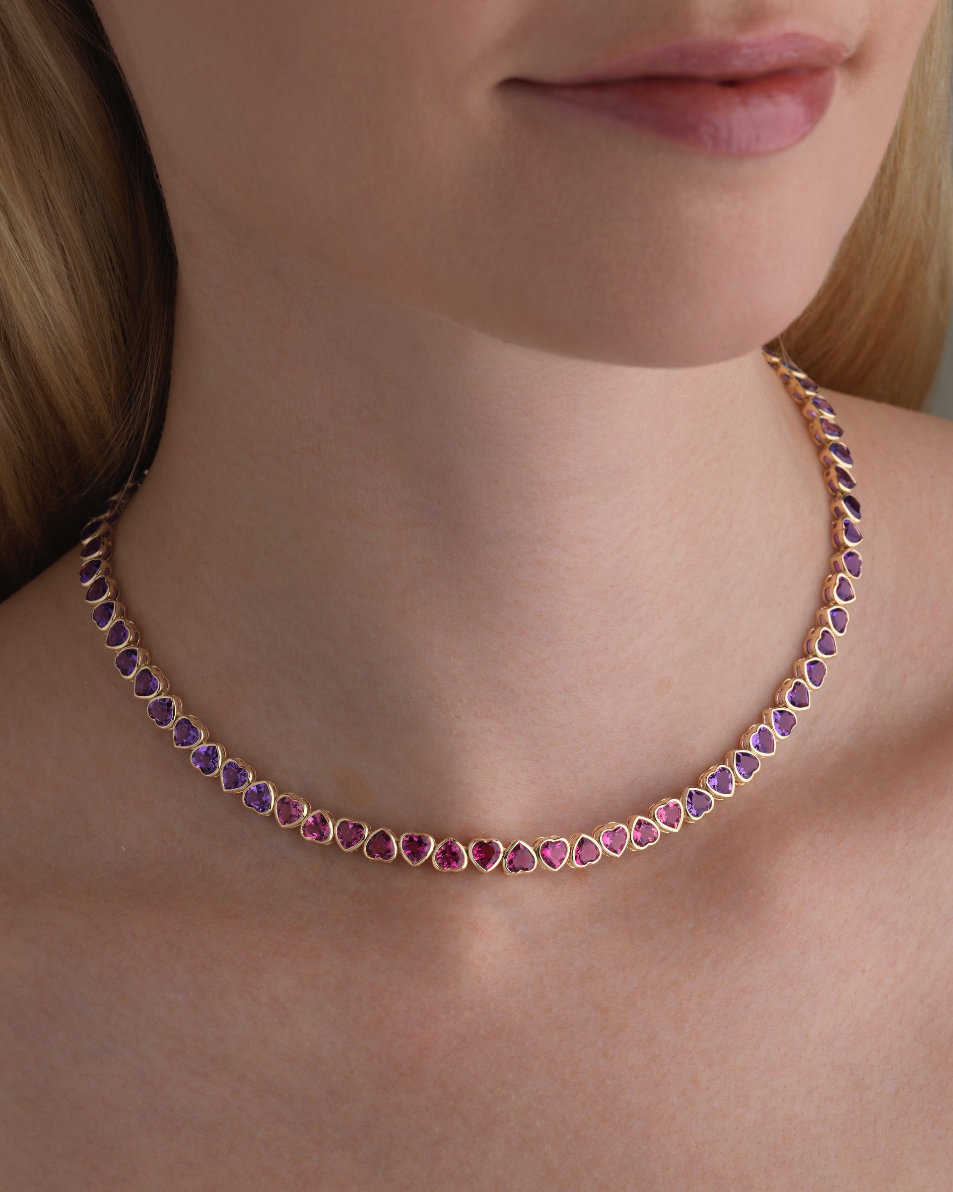 I Heart California Necklace (Semi-Precious)