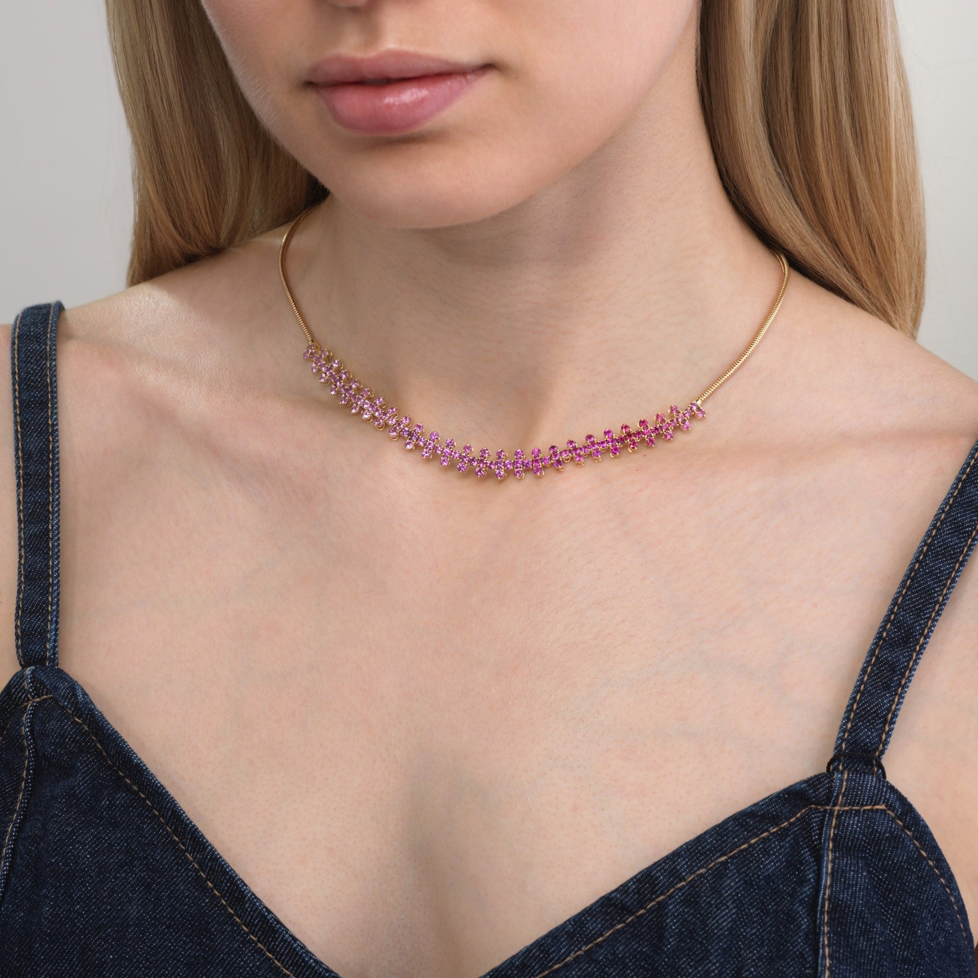 Flora Necklace - Flamingo