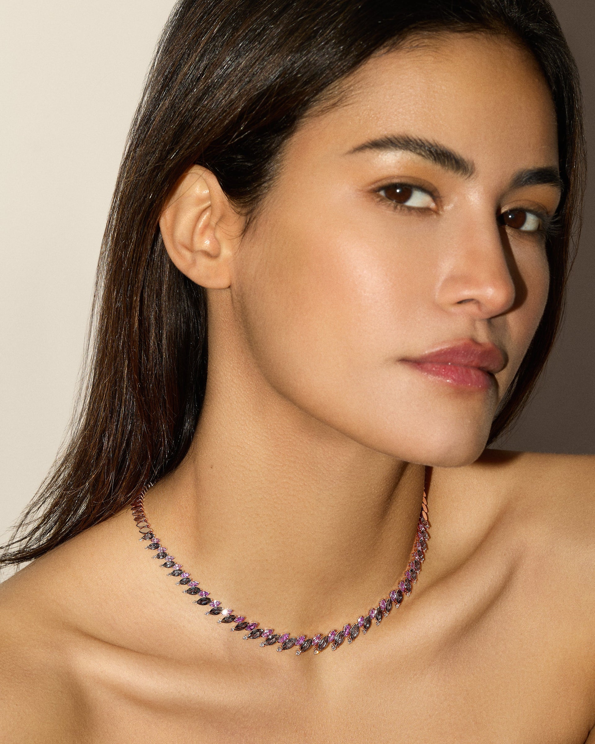 Pollack Tennis Necklace