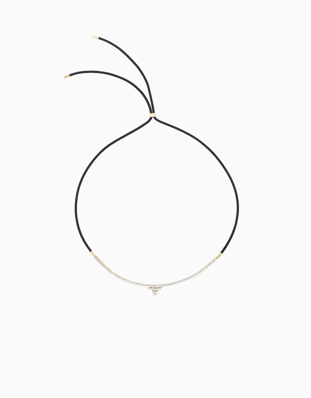 Half Tennis Necklace