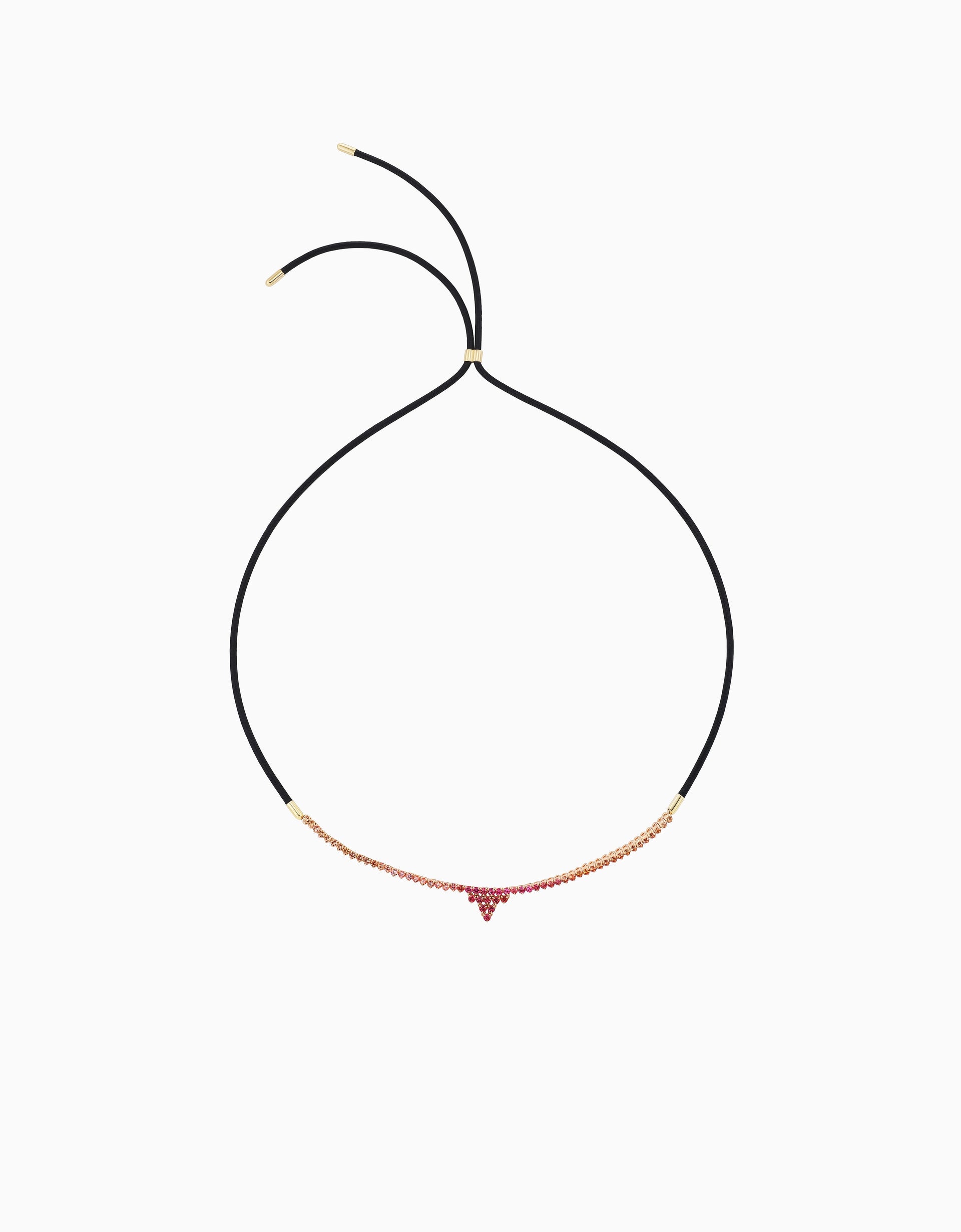 Half Tennis Necklace
