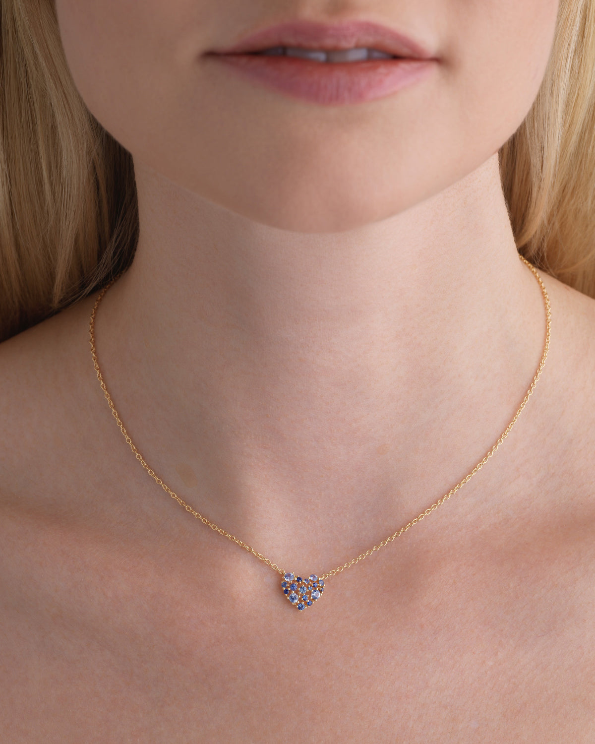 Lacey Necklace - Blue Sapphire