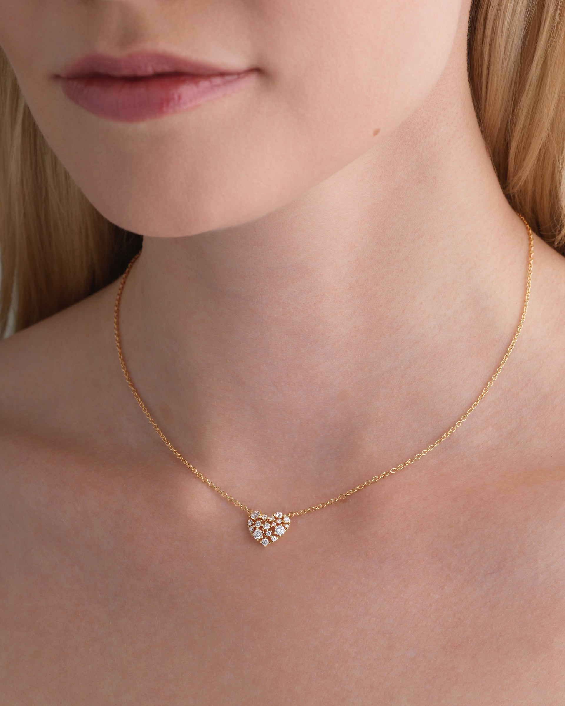 Lacey Necklace - Diamond