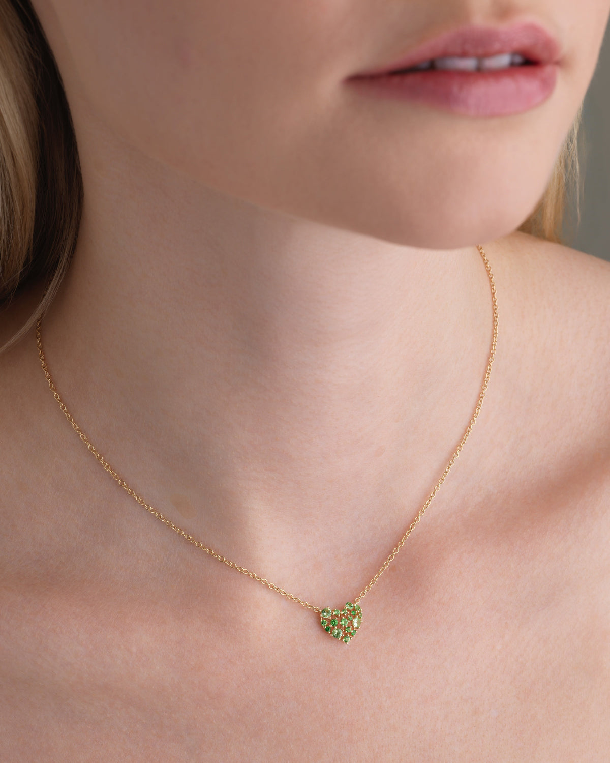 Lacey Necklace - Tsavorite