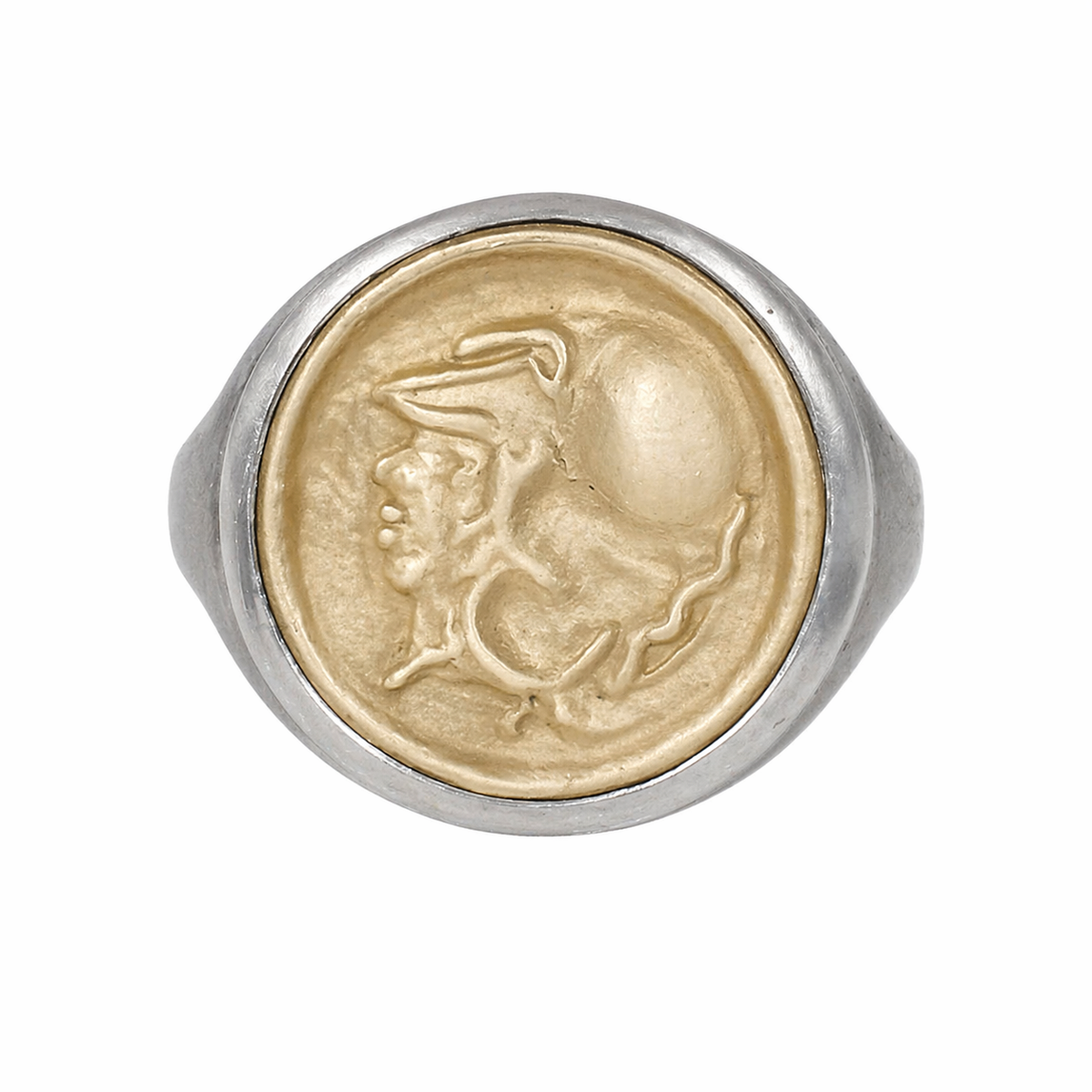The Warrior Coin Signet ring