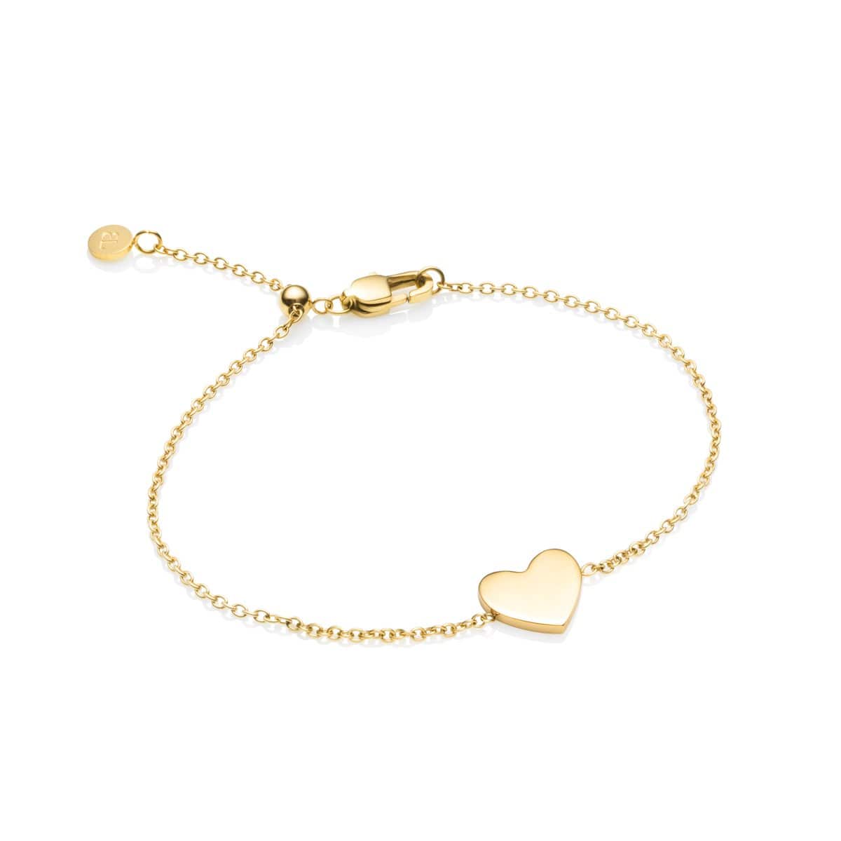 Little Luxe Heart Bracelet (Gold)