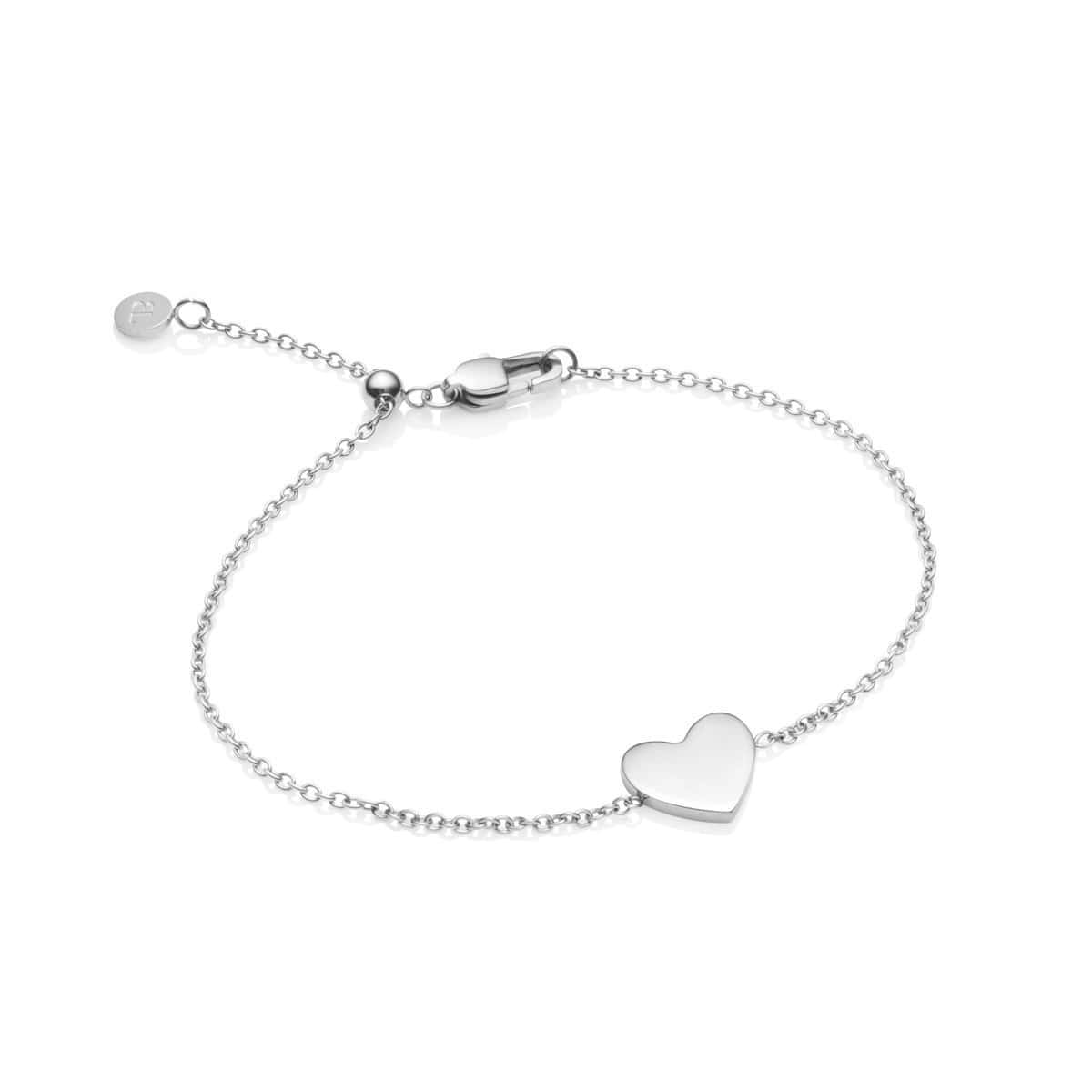 Little Luxe Heart Bracelet (Silver)