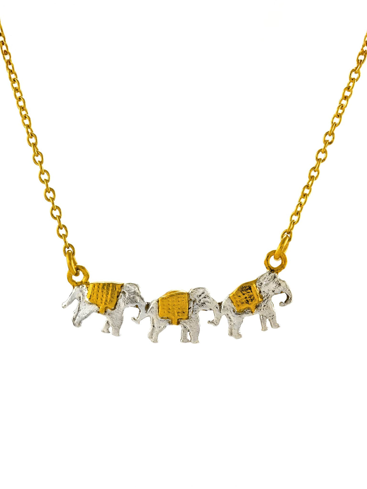 Marching Elephants Necklace