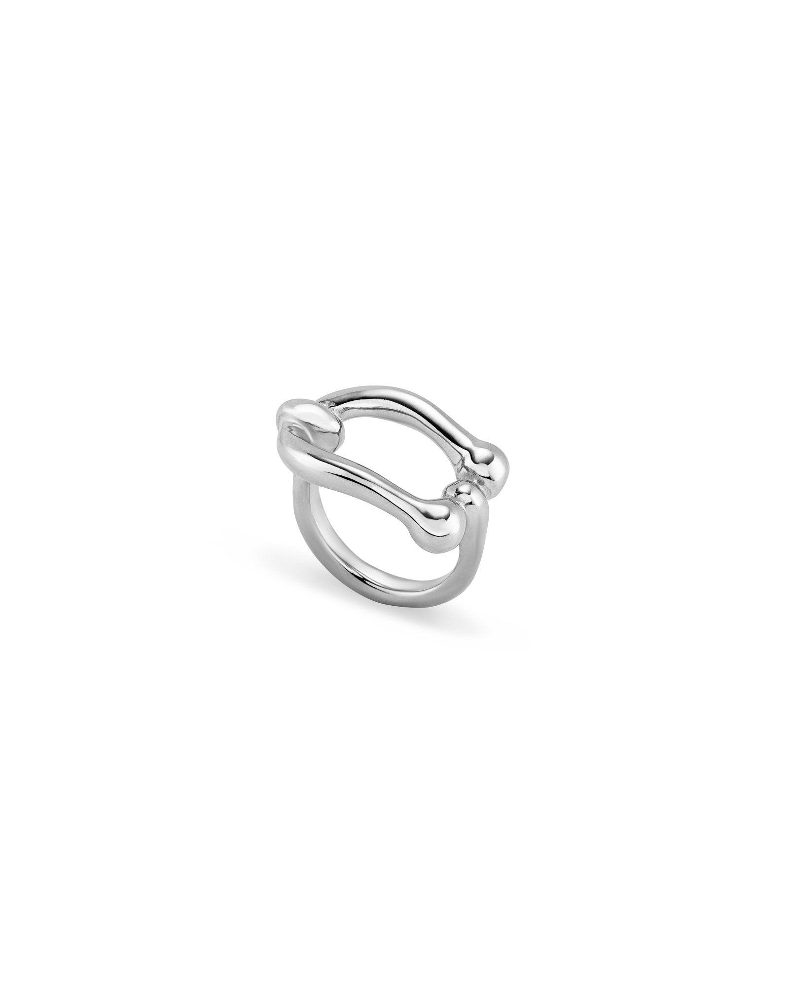 Link shaped ring