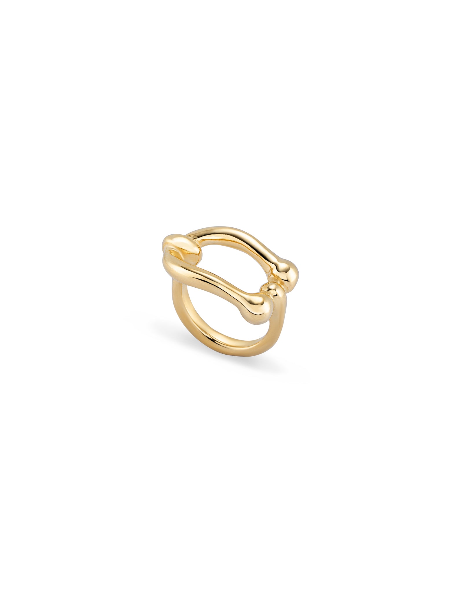 Link shaped ring