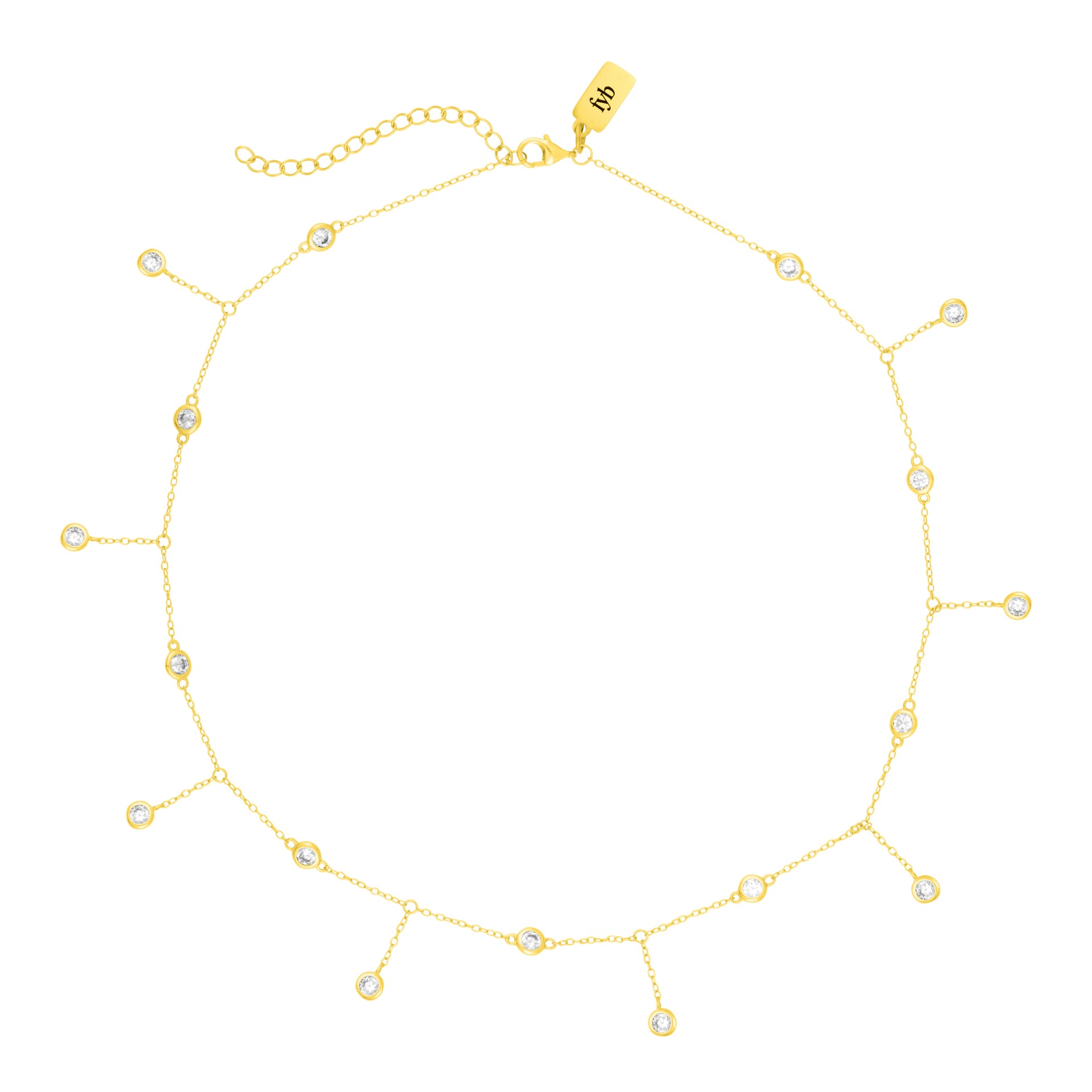 Arabella Shaker Necklace Gold